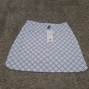17" TUMMY CONTROL SKORT Star Multi Plaid